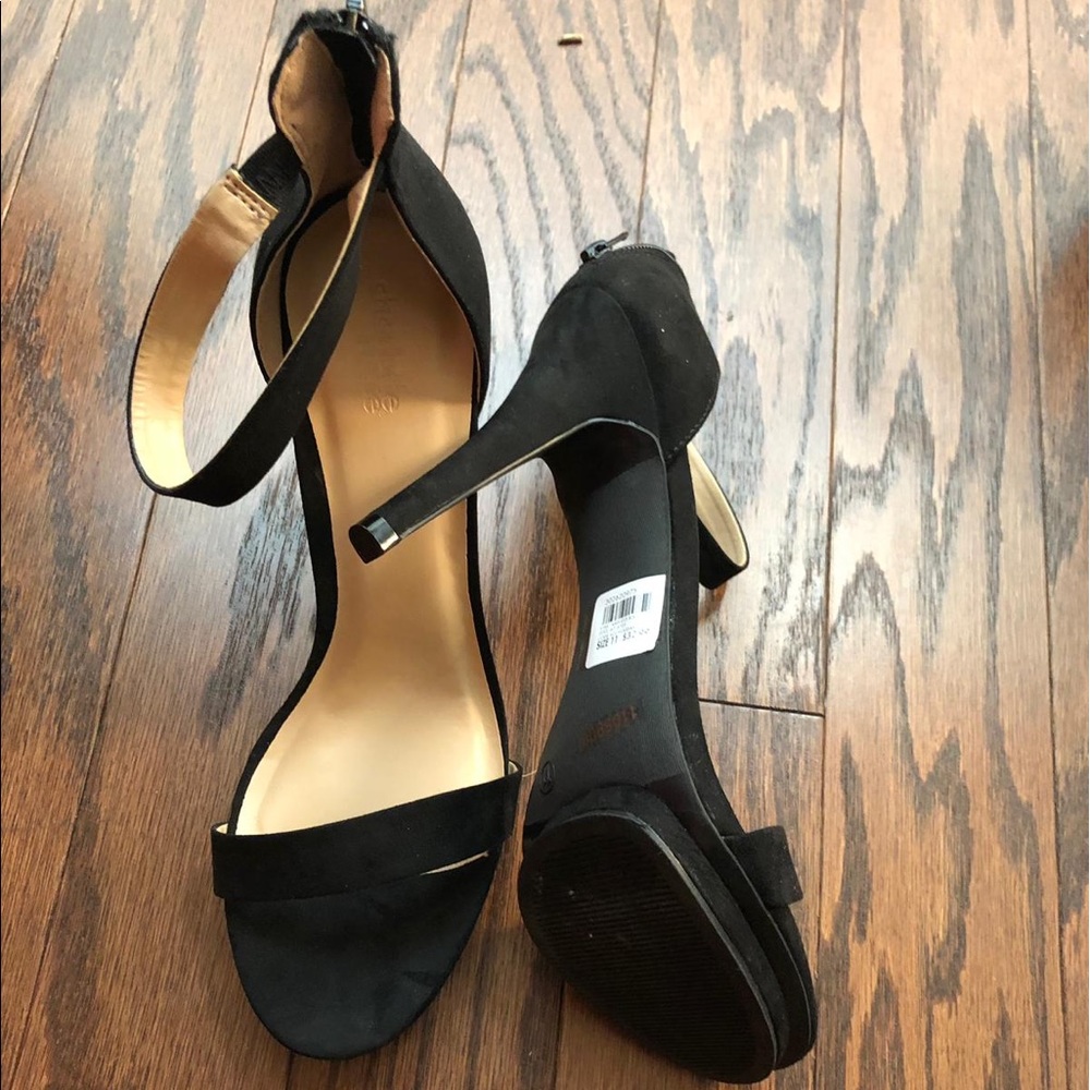 black heels